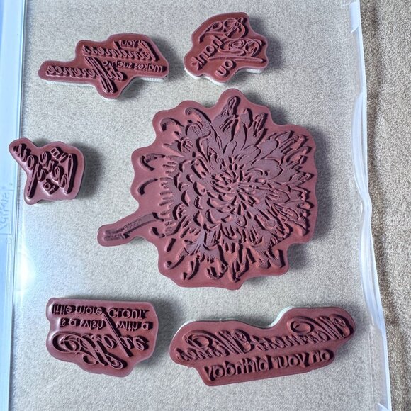 Stampin Up Blooming with Kindness Stamp Set Flowers Birthday Thank You Saying - Picture 3 of 4